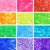 Rainbow Transparent Pony Bead Kit, 12 Colors, 6 x 9mm Beads, 1800 beads total