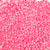 6 x 9mm plastic pony beads in pink opaque color