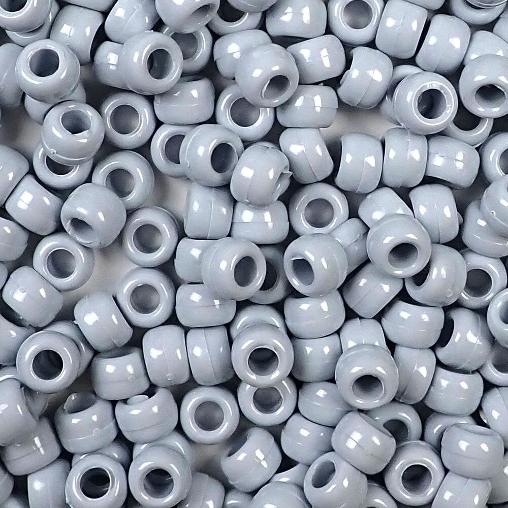 Gray Pony Beads