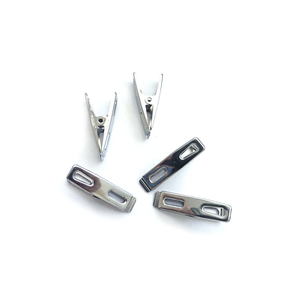 Stainless Steel Craft Clips, 10 pieces