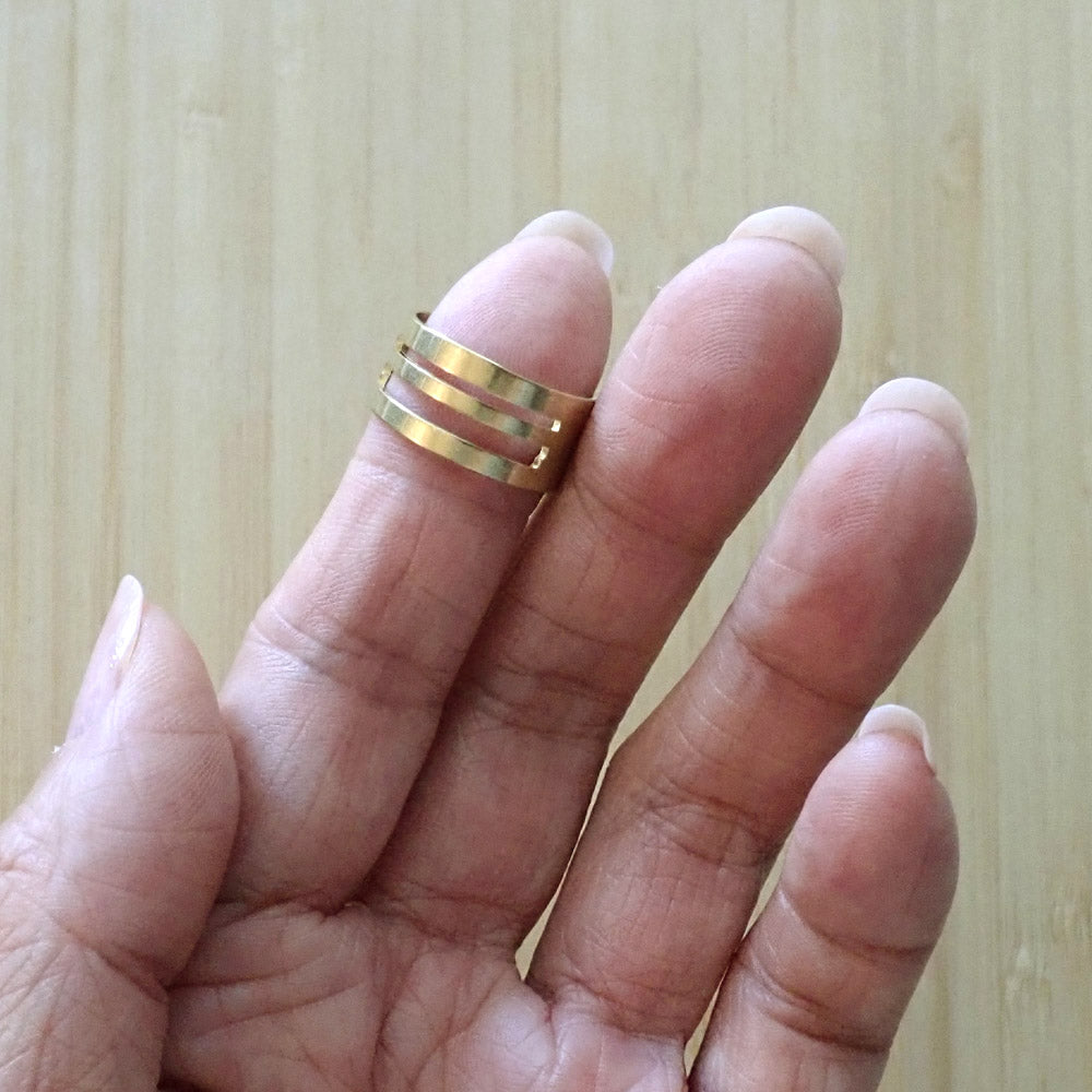 Jump Ring Opener, Gold Tone, 19mm