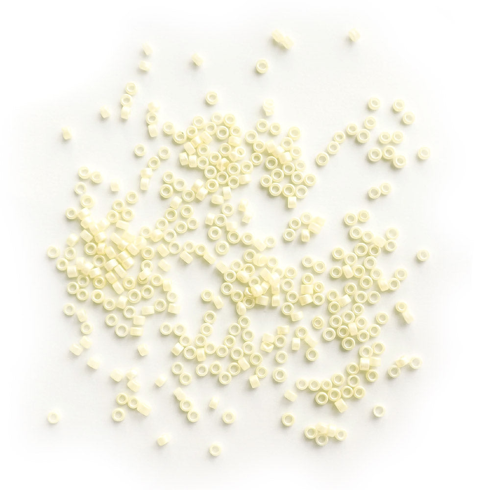 Glass Seed Beads Duo, 2mm, Pastel Yellow & Pale Yellow, about 750 beads