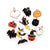 Halloween Enamel Metal Charms, Mixed Shapes, 11 charms