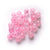 Pink Crackle Plastic Beads, 8mm, about 25 beads