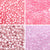 pony beads in 4 shades of pink