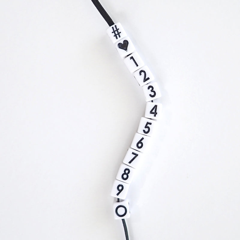 Single Alphabet Letter & Number Beads - Bead Bee