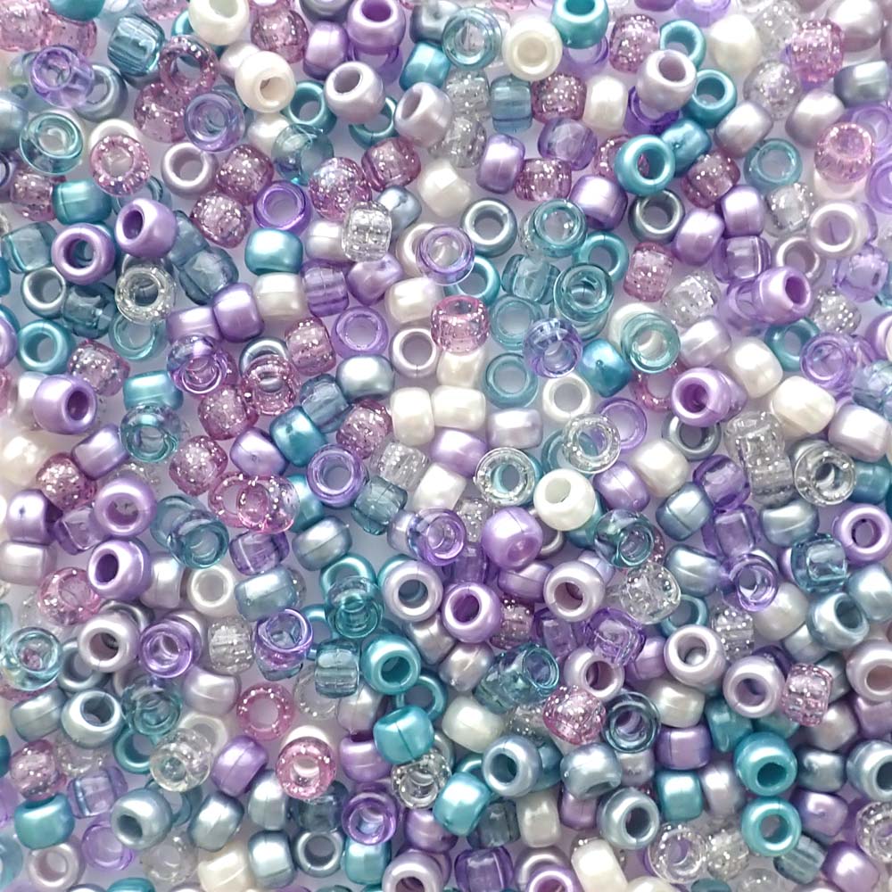 lavender sky mix pony beads