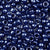Navy Dark Blue 4 Color Set, 6 x 9mm Pony Beads