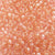 Light Rose w/ Gold Glitter Plastic Pony Beads 6 x 9mm, 500 beads