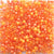 orange mix pony beads