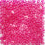 Dark Pink Transparent Plastic Pony Beads 6 x 9mm, about 100 beads