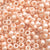 Light Peach Pearl Plastic Pony Beads 6 x 9mm, 150 beads