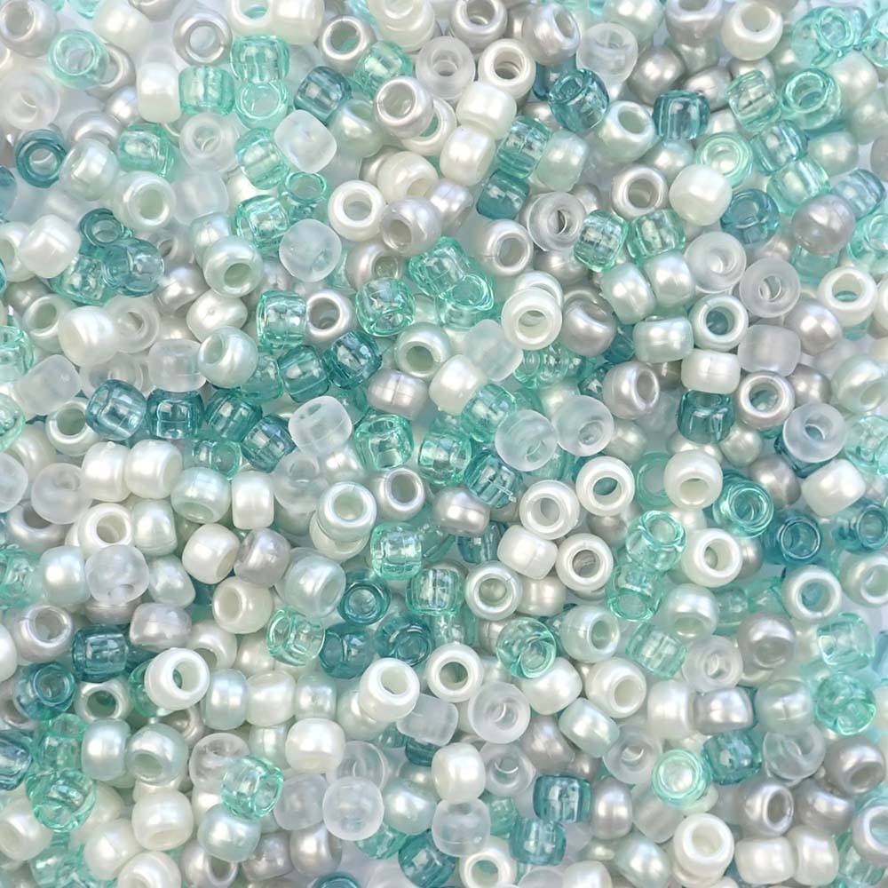 ocean mist pony bead mix