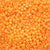 Matte Orange Plastic Pony Beads. Size 6 x 9 mm. Craft Beads.