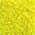 Matte Neon Yellow Plastic Pony Beads. Size 6 x 9 mm. Craft Beads.