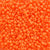 Matte Neon Orange Plastic Pony Beads. Size 6 x 9 mm. Craft Beads.