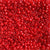 Harvest Red Plastic Pony Beads. Size 6 x 9 mm. Craft Beads.