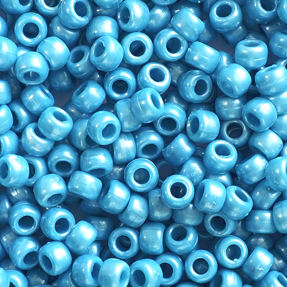 6mm x 9mm Opaque Mix Pony Plastic Craft Bead #QUA001 – General Bead