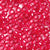 Autumn Red Transparent Plastic Pony Beads. Size 6 x 9 mm. Craft Beads. Made in the USA.