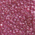 Fuchsia Glitter Plastic Pony Beads 6 x 9mm, 500 beads