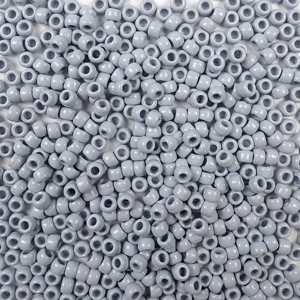 Plastic White Alphabet Beads, Mixed, (Horizontal) 7mm Cube, 500 beads
