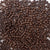 chocolate brown 6 x 9mm plastic pony beads in bulk