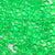 transparent mint green 6 x 9mm plastic pony beads