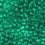 emerald green glitter 6 x 9mm plastic pony beads in bulk