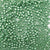 6 x 9mm plastic pony beads in fern green pearl