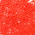 neon red 6 x 9mm plastic pony beads