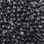 transparent jet black 6 x 9mm plastic pony beads in bulk