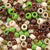 Camouflage Multicolor Mix Plastic Pony Beads 6 x 9mm, 1000 beads