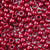 dark cranberry pearl 6 x 9mm plastic pony beads in bulk