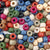 Americana Multicolor Mix (Matte) Plastic Pony Beads 6 x 9mm, 1000 beads