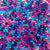 Dark Berry Multicolor Mix Plastic Pony Beads 6 x 9mm, 1000 beads