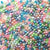Pastel Pearl Multicolor Mix Plastic Pony Beads 6 x 9mm, 1000 beads