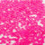 6 x 9mm plastic pony beads of dark pink colors