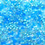 Light Blue Mix Plastic Pony Beads 6 x 9mm, 1000 beads