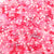 Light Pink Mix Plastic Pony Beads 6 x 9mm, 1000 beads