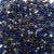 Twilight Blue & Gray Multicolor Mix Plastic Pony Beads 6 x 9mm, 1000 beads