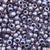 Dark Lavender Pearl Plastic Pony Beads. Size 6 x 9 mm. Craft Beads. Made in the USA.