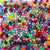 Ultimate Rainbow Pearl Multicolor Mix Plastic Pony Beads 6 x 9mm, 1500 beads