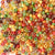 Autumn Color Mix Plastic Pony Beads 6 x 9mm, 1000 beads
