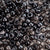 Black Mix Plastic Pony Beads 6 x 9mm, 1000 beads
