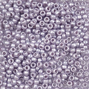 Medium Lavender Pearl Plastic Pony Beads 6 x 9mm, 500 beads