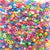 Sweet Confetti Mix Plastic Pony Beads 6 x 9mm, 1000 beads