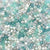 Ocean Mist Mix Plastic Pony Beads 6  x 9mm, 1000 beads