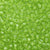 Light Kiwi Green Transparent Plastic Pony Beads 6 x 9mm, 500 beads