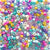 Pool Party Mix Plastic Pony Beads 6 x 9mm, 1000 beads
