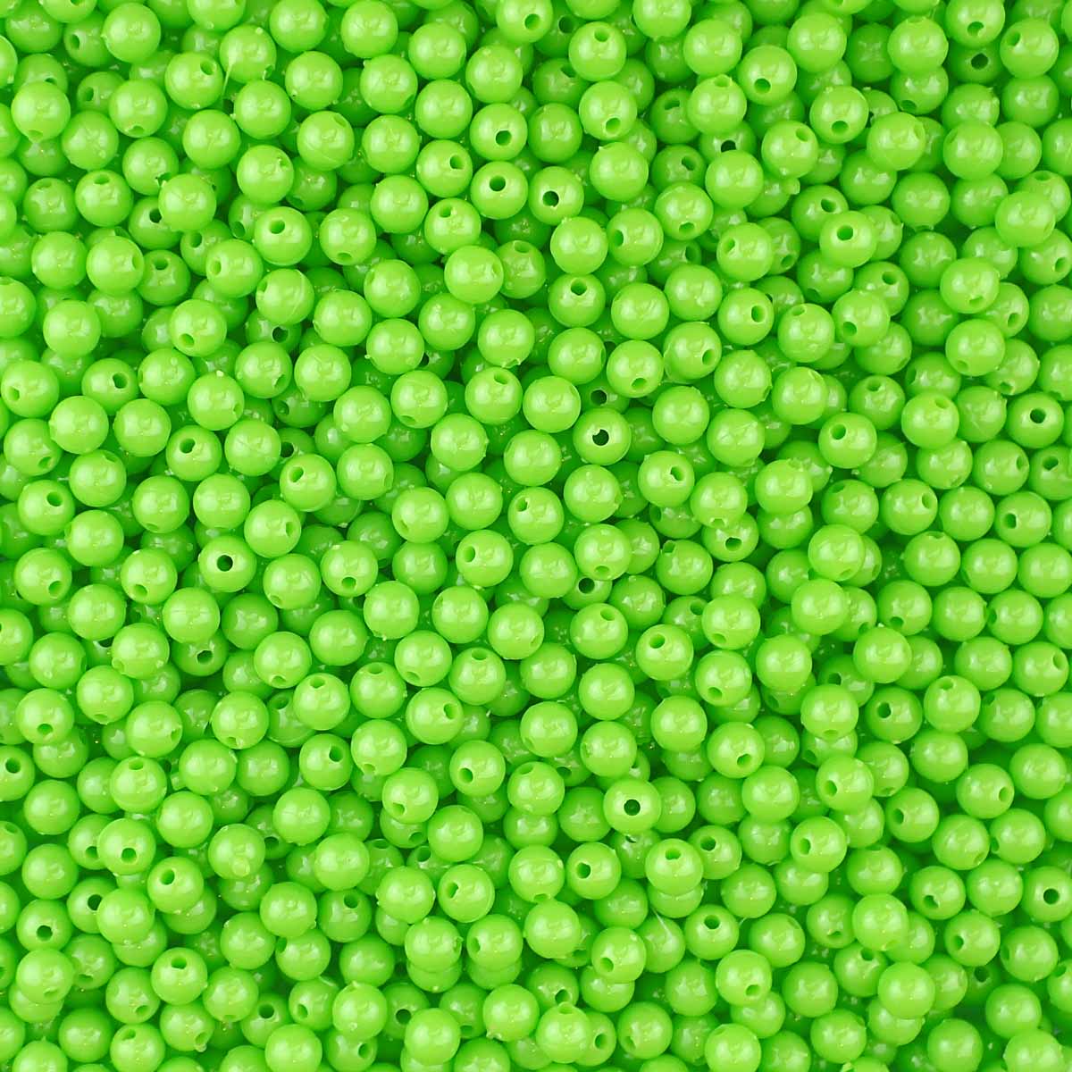 500 pcs Green Transparent Bubble Beads Plastic Craft Pearls 10mm Round  Smooth